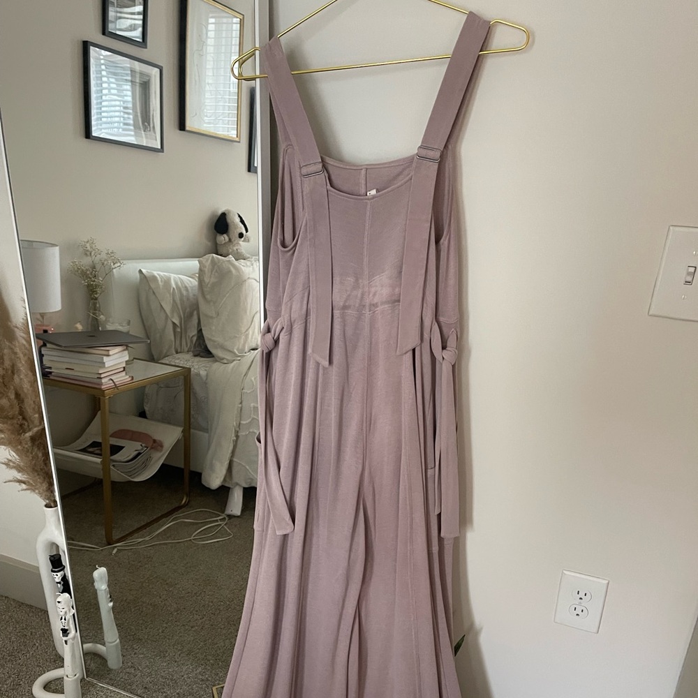 Free People Lavender Wide Leg Jumpsuit